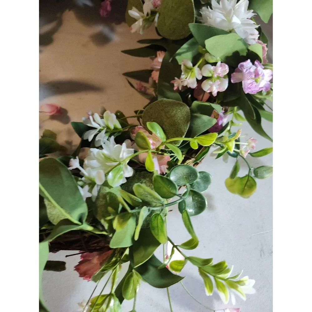 Decorative Wreath For Spring Approximately 16 In 1190